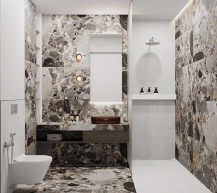 Керамогранит Ceradim Grappolo Multi серый матовый рект. (60х119,5) арт. CR6012G0461R